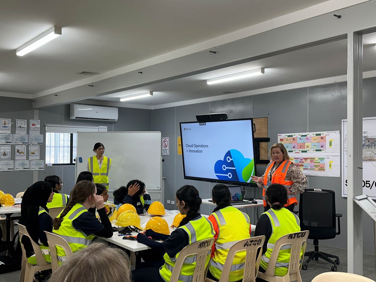 Women in Construction at Microsoft Datacentre